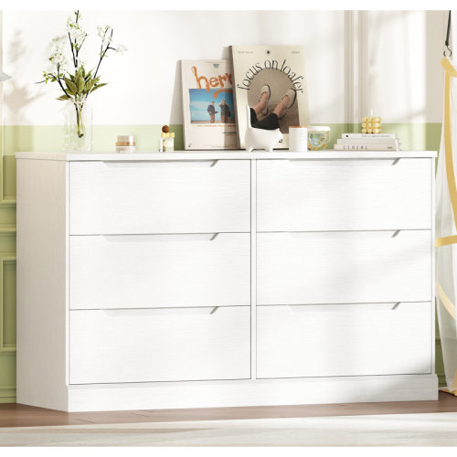 Red Barrel Studio® 6 Drawer 47.2" W Double Dresser & Reviews | Wayfair