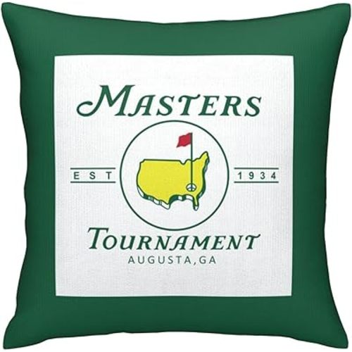 Golf Tournament Pillow Cases Square Decor Car Bed Bedroom Sofa Soft 18"X 18"Inch Polyester Throw Pillow Covers Home Decor Decorations for