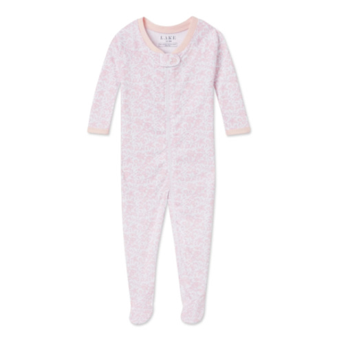LAKE | Baby | Pima Cotton Pajamas | Rosewater Vivian Floral Baby Sleeper