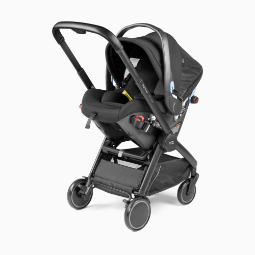 Peg Perego PEG City Loop Infant Car Seat & Stroller Combo with Primo Viaggio Urban Mobility Car Seat - True Black