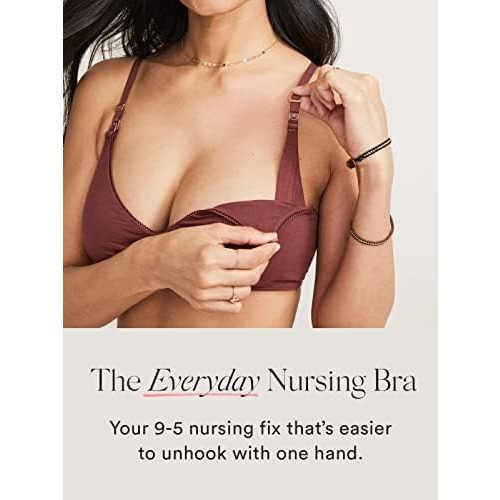 HATCH Skin to Skin Bra, Everyday Nursing Bra, Premium Hands-Free Pumping & Nursing Bra