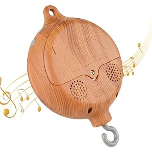 Crib Mobile Motor with Music Box, 3 Modes & Auto-Rotating