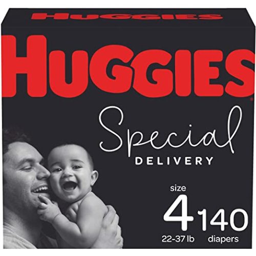 Hypoallergenic Baby Diapers Size 4, 140 Ct, Huggies Special Delivery - NEW