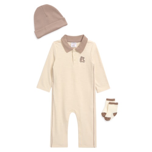Romper, Hat & Socks Set