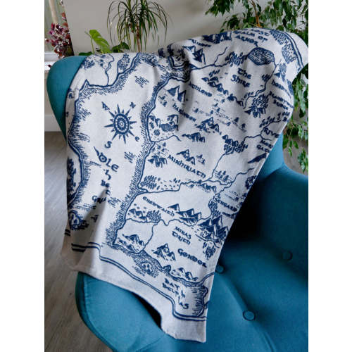 Realm of Middle-earth Ink Lightweight Baby Blanket