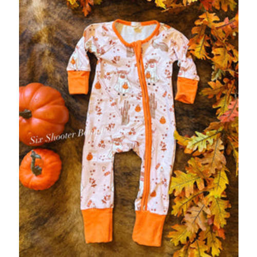Ghost cow baby sleeper (sale) – Six shooter boutique