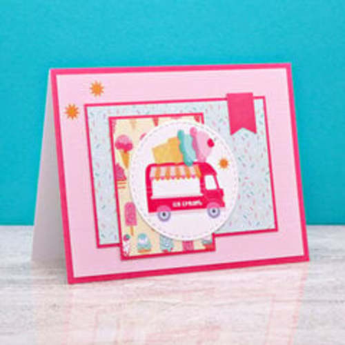 American Crafts - Hello Little Girl Collection - Thickers - Alpha