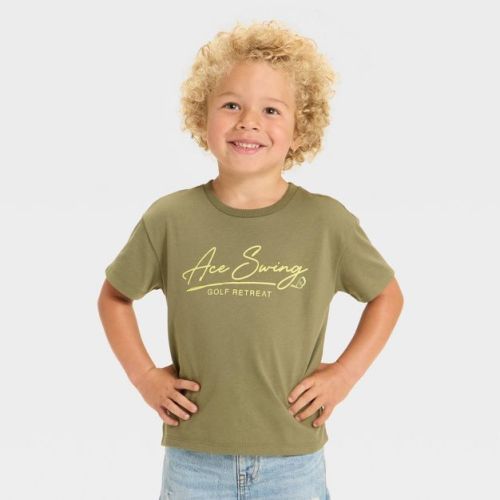 Grayson Mini Toddler Boys' Golf T-Shirt - Green