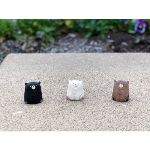 Hand Carved Wood Bear Figurine: Basswood Animal Statue