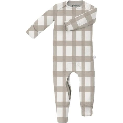 Toddler Ultra-Soft Convertible Pajama, Footie Romper Sleeper with Diaper Zipper for Easy Changing - Picnic