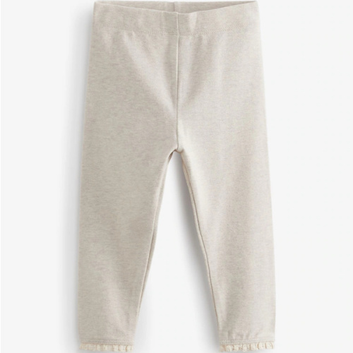 Buy Oatmeal Cream Lace Trim Leggings (3mths-7yrs) from Next USA