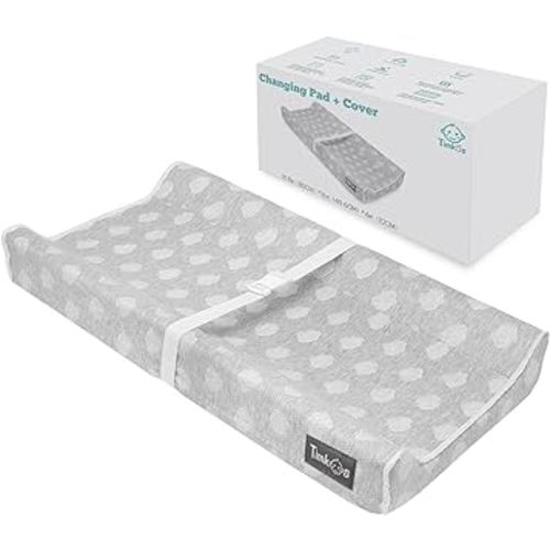Baby Change Pad, Timkos Baby Change Mat Baby Change Table, Waterproof & Non-Slip Baby Changing Pad Mat for Infant Newborn with Washable Cover