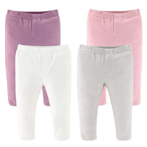 The Peanutshell Baby Girl Jeggings Jean Jeggings for Baby Girls 3-6 Months, 4-Pack