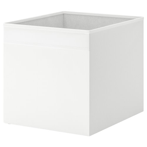 DRÖNA Box - white 33x38x33 cm (13x15x13 ")