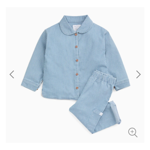 Shop Striped Denim Jacket & Pants Outfit for Kids | MORI US