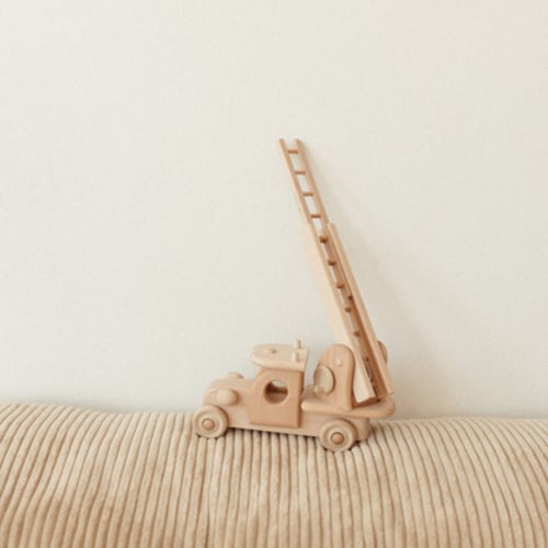 WOODEN TOY | HUGE FIRETRUCK - ATELIER POMME