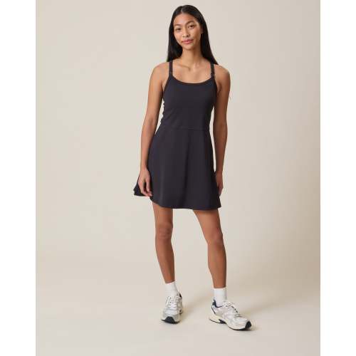 Stevie Active Racerback Nursing Dress | Black - Kindred Bravely