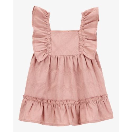 Baby Flutter Tiered Dress - Pink - Carter's | Carter's