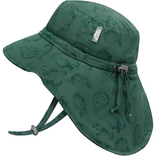Jan & Jul Neck-Flap Sun Protective Play-Hat 50+ UPF Drawstring Adjustable