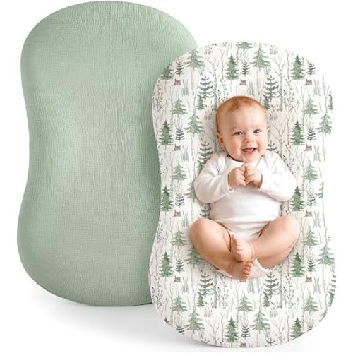 Termichy Housses de chaise longue en mousseline pour bébé : 76,2 x 50,8 cm