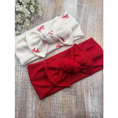 Baby Bow Adjustable Headband, Soft and Stretchy Hairband