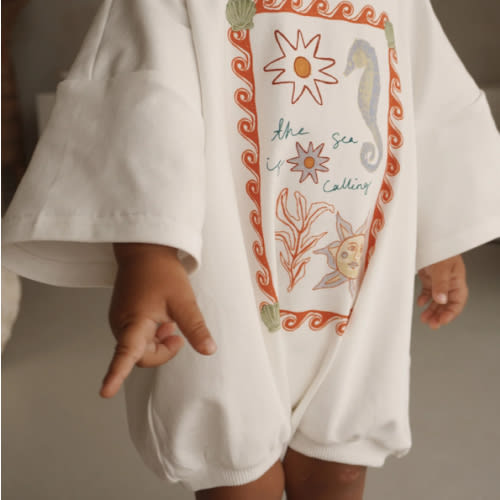 BEACHCOMBER T SHIRT ROMPER