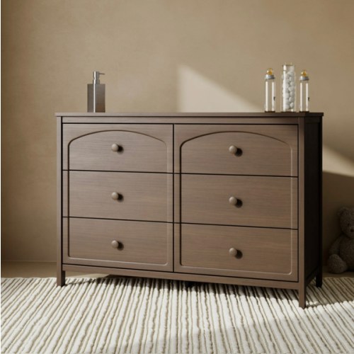 Graco Olivia 6 Drawer Double Dresser & Reviews | Wayfair Hazelnut