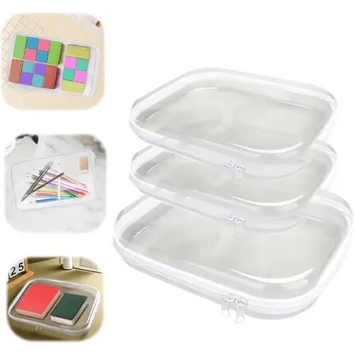 Organizer Storage Box 3Pcs/Set, Hard Zipper Case Toy Storage - TikTok Shop
