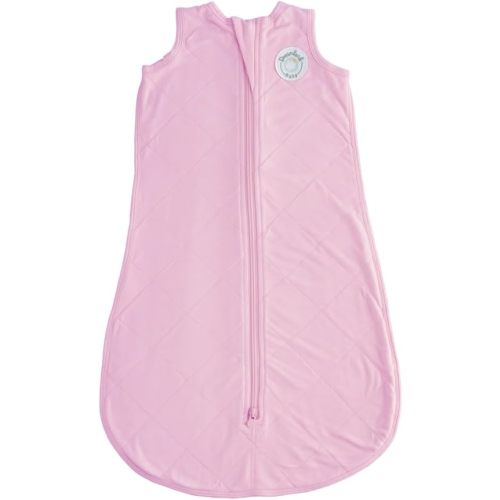 Dreamland Baby Lightweight Bamboo Viscose Sleep Sack (6-12 Months). 1.0 TOG Ultra Soft Blanket w/ 2-Way Zipper. 95% Viscose, 5% Spandex (Ocean). Mom-Owned US Business, Premium Materials