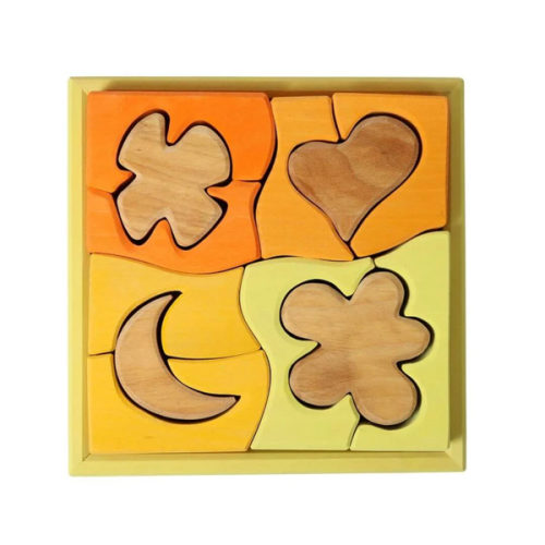 Wooden puzzle/ building set
