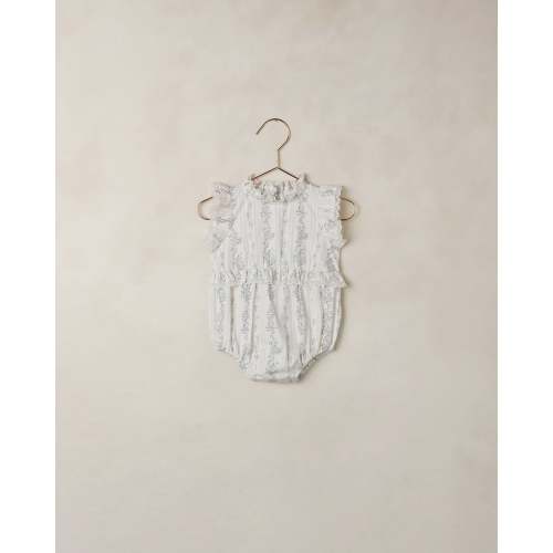 Alice Romper French Floral Stripe