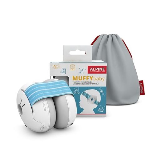 Alpine Muffy Baby Ear Protection for Babies and Toddlers up to 36 Months - CE & ANSI Certified - Noise Reduction Earmuffs - Comfortable Baby Headphones Against Hearing Damage & Improves Sleep - Green