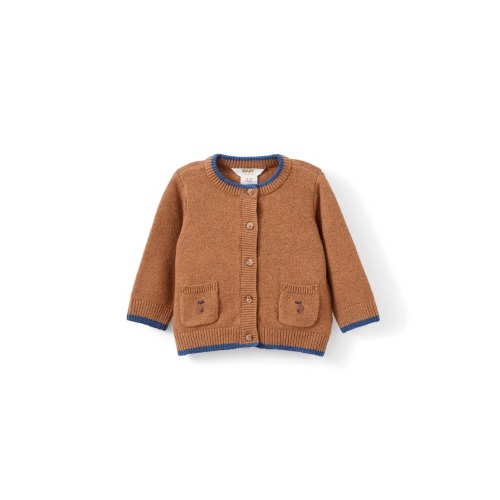 Baby Organic Blend Knit Cardigan, 0-3M