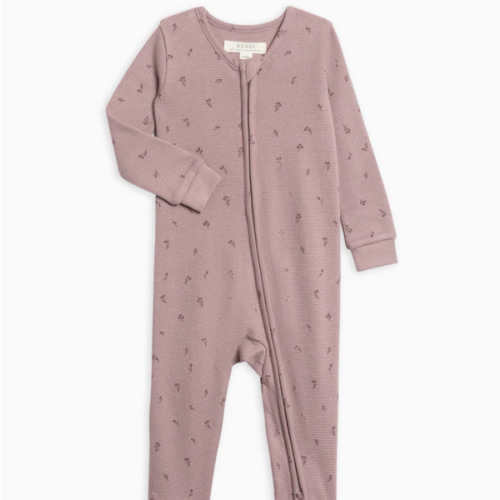 Lane Waffle Knit Zipper Sleeper