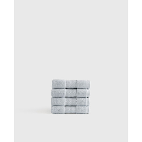 Classic Organic Turkish Cotton Washcloth (Set of 4) in Hydrangea