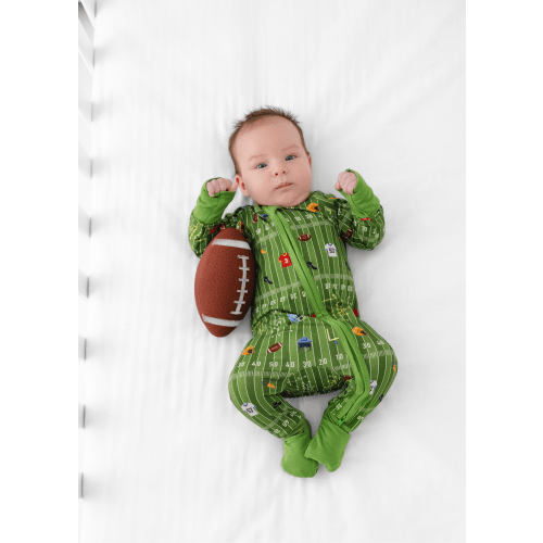 Football Field Bamboo Zippered Sleeper