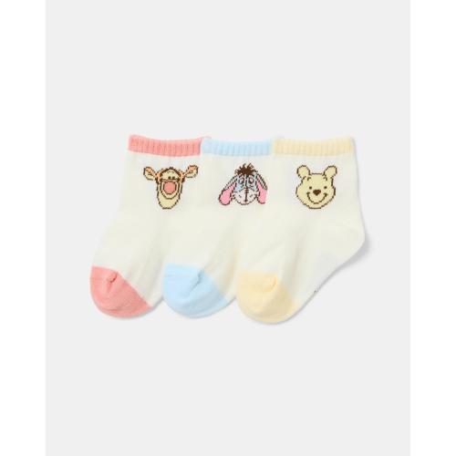 3 Pack Winnie the Pooh License Socks - Kmart