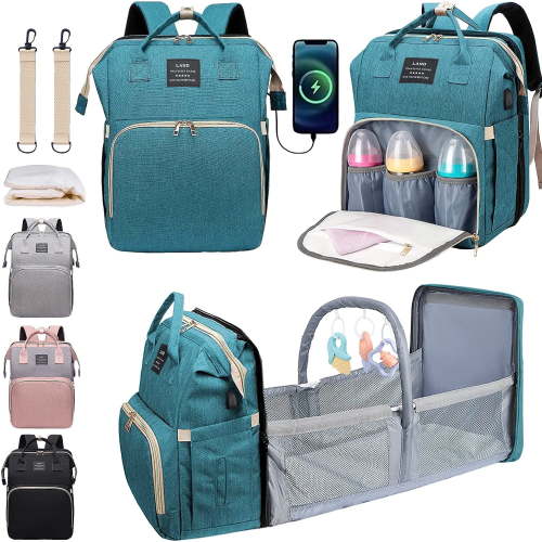 Diaper Bag for Travel, Baby Bag Diaper Bag with Changing Station Baby Girl Boy Waterproof Diaper Bag Backpack