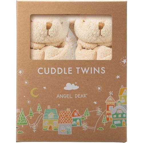Angel Dear - Beige Bunny, Cuddle Twins Set