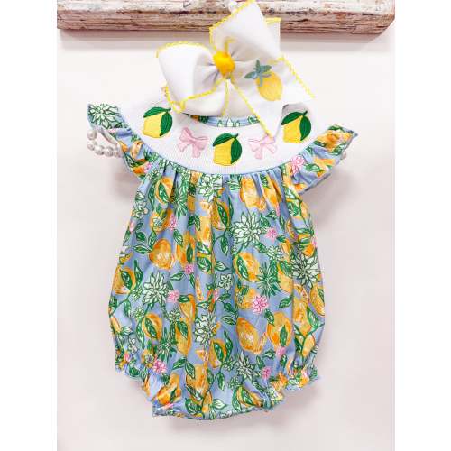 Lemon Coquette Smock Bubble