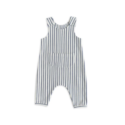 Overall, Stripes Away Ink Blue3 - 6 mos.