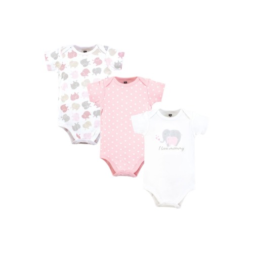 Essential Three-Piece Set of Cotton Bodysuits