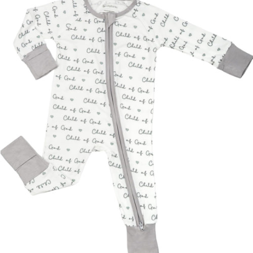 LollyBanks Baby Pajamas, 2-Way Zipper Romper, 95% Viscose Made from Bamboo and 5% Spandex, Baby Sleepers