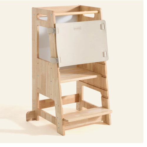 HARPPA Nordo | Safe & Stable Montessori Toddler Kitchen Wooden Tower - Perfect for Cooking & Learning, Counter Helper, Kitchen Tower, Gift for 2 Year Old