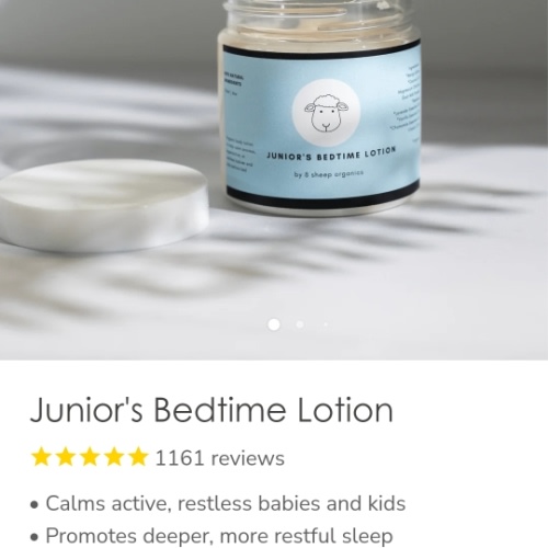 Junior's Bedtime Lotion