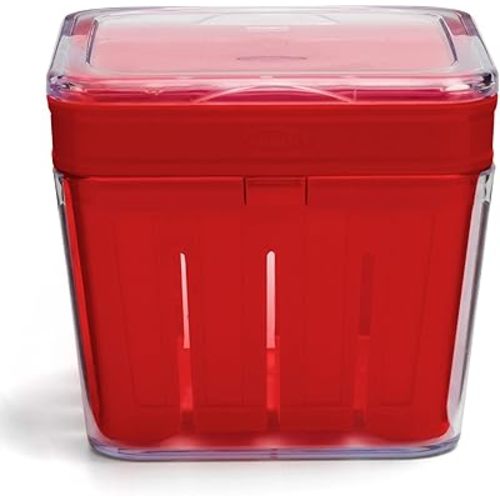 Chef'n Bramble Berry Basket and Colander (1-Quart, Cherry)