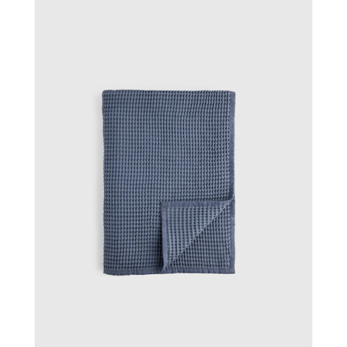 Organic Waffle Throw in Mineral