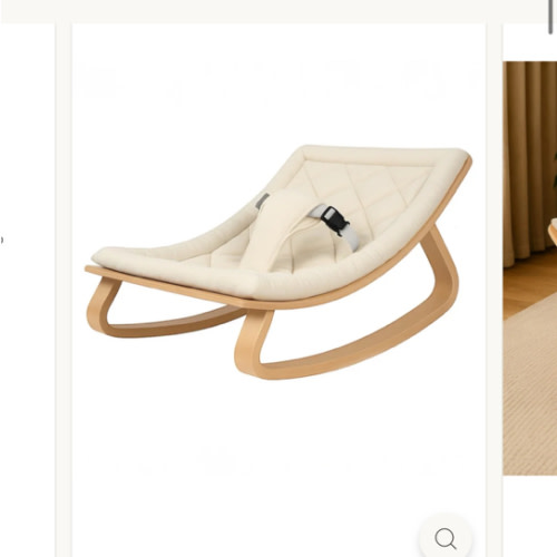Wooden Baby Rocker – Natural Comfort and Modern Design | Nursery Rocki – Green Walnut Inc.