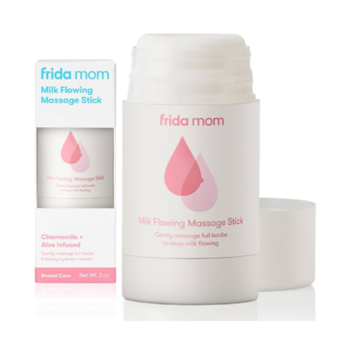 Frida Mom Milk Flowing Massage Stick for Breastfeeding and Nursing Moms, Infused with Chamomile + Aloe to Hydrate and Soothe