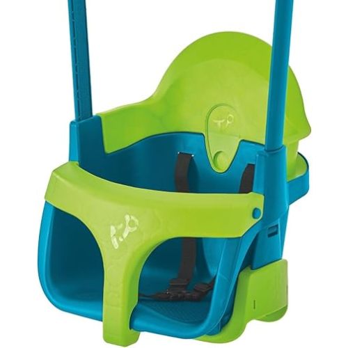 TP Toys Baby Swing - Comfy Toddler Swing Seat, Kids Outdoor Toys, Quadpod Adjustable 4-in-1 Swings Chair, Secure, Safe Quick Click Locking System, Durable, Easy Installation, Ages 6 Months - 8 Years